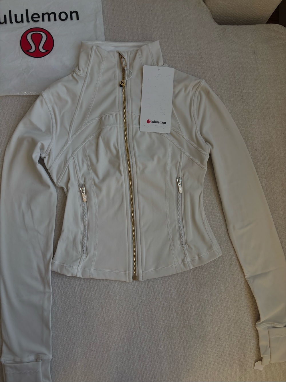 lululemon athletica Ivory defined Jacket cropped - Picture 3 of 6